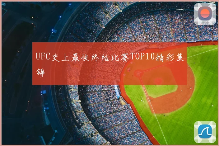 UFC史上最快终结比赛TOP10精彩集锦